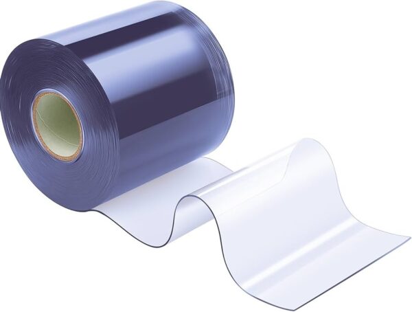 Standard 50m Clear PVC Strip Bulk Roll